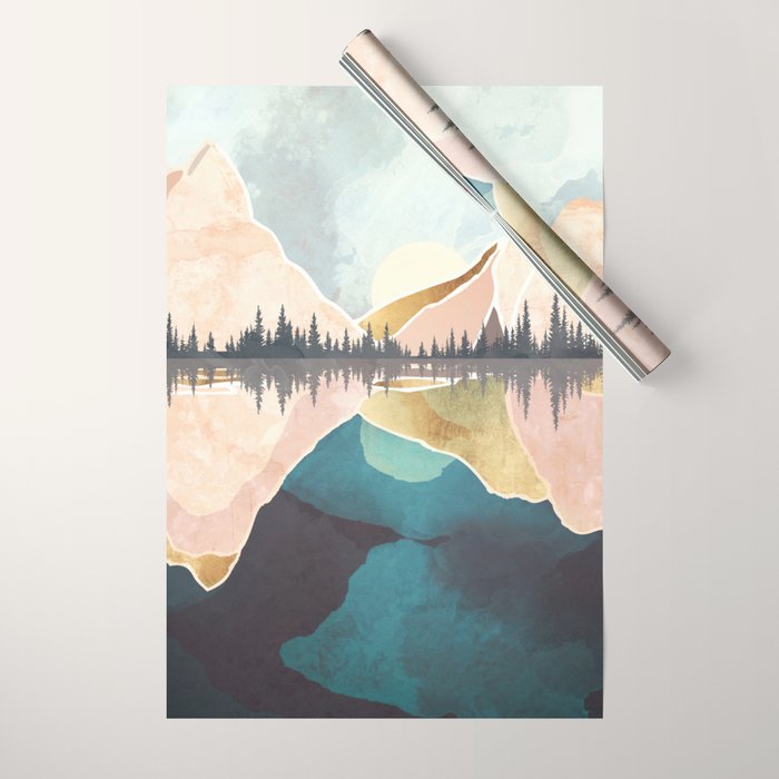 Summer Reflection Wrapping Paper Gallery Image 1