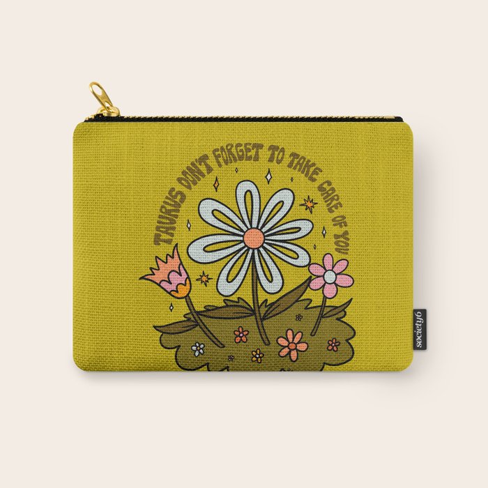 Taurus Flower Carry All Pouch Gallery Image 1