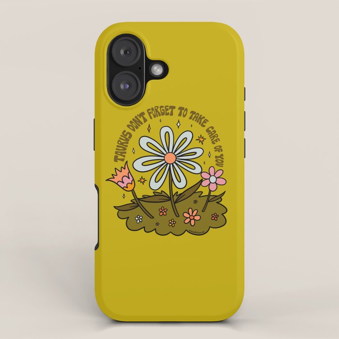 Taurus Flower iPhone Case Gallery Image 1