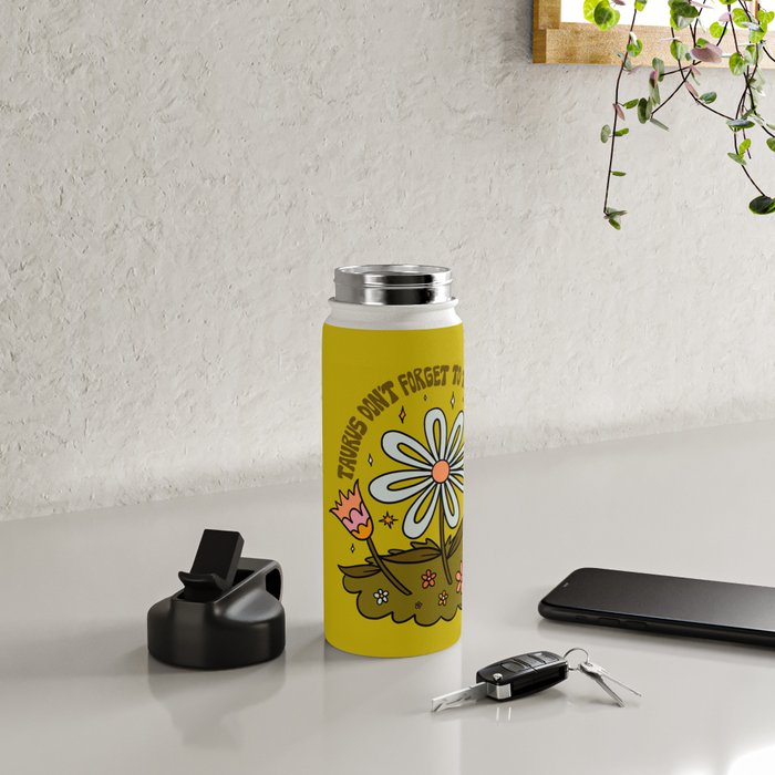 Taurus Flower Water Bottle Gallery Image 4