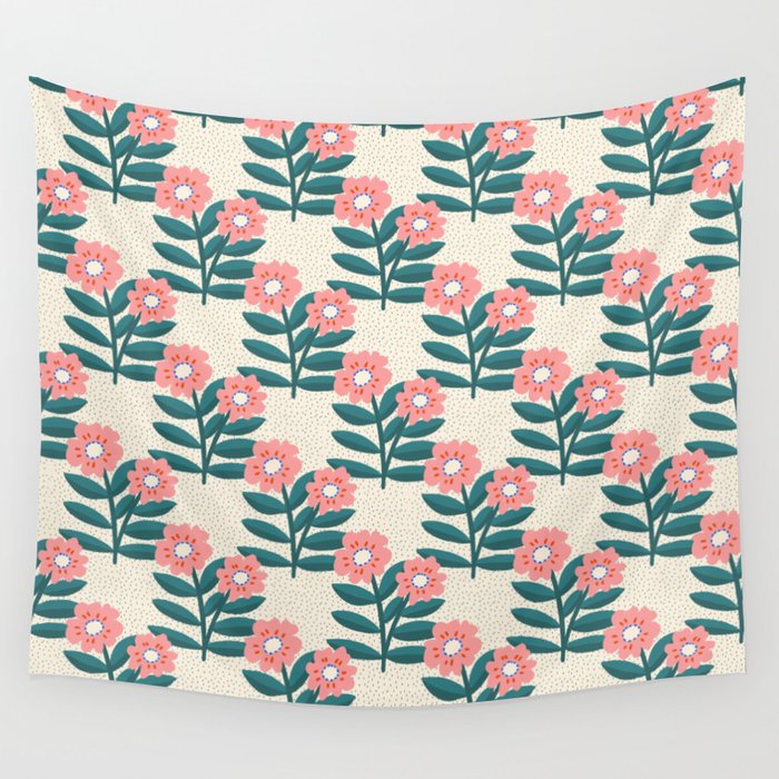 Flower branch  Wall Tapestry Gallery Image 1