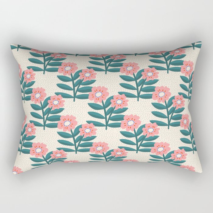 Flower branch  Rectangular Pillow Gallery Image 2
