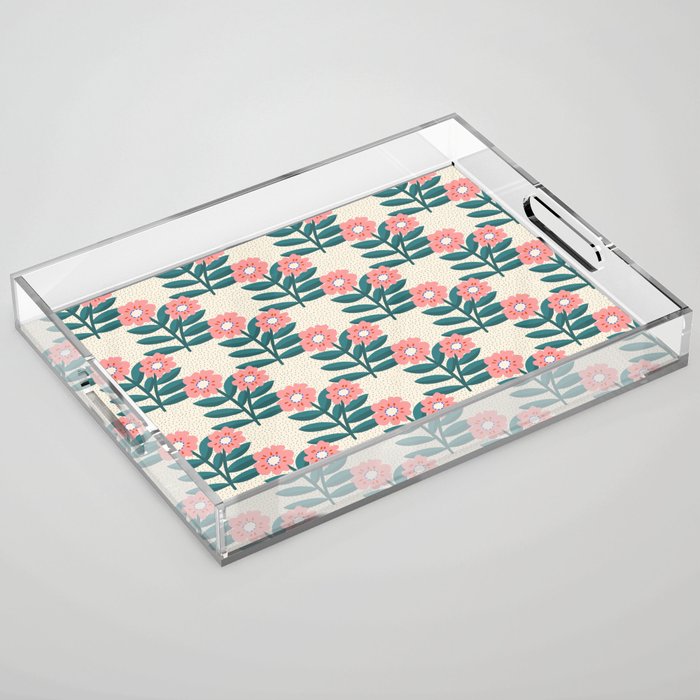 Flower branch  Acrylic Tray Gallery Image 1