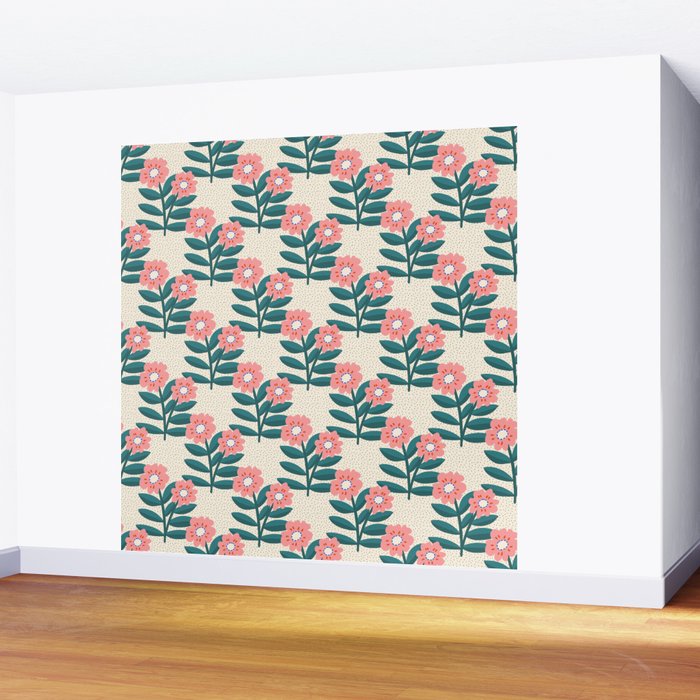 Flower branch  Wall Mural Gallery Image 2