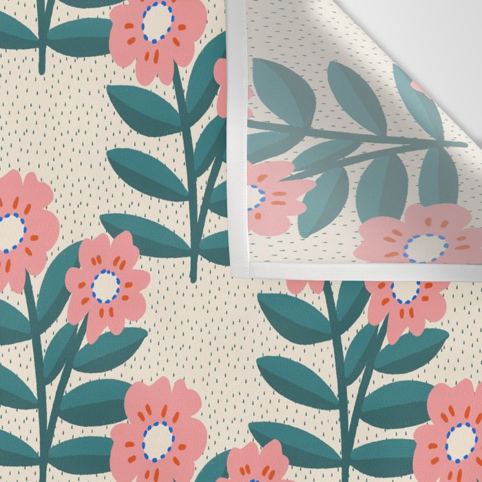 Flower branch  Wall Tapestry Gallery Image 3