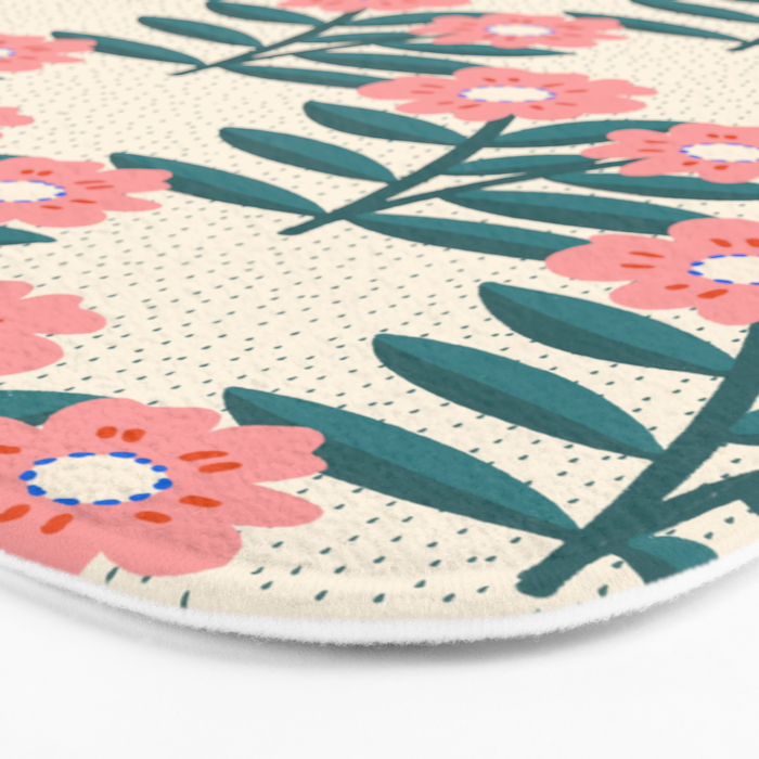 Flower branch  Bath Mat Gallery Image 3