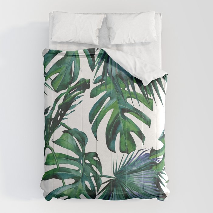 Tropical Palm Leaves Classic Comforter Gallery Image 1