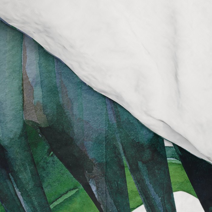 Tropical Palm Leaves Classic Comforter Gallery Image 4