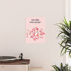 ma ville mon amour; City life collection pearl pink  Poster Gallery Image 2
