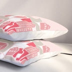 ma ville mon amour; City life collection pearl pink  Pillow Sham Gallery Image 3