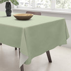 The Light Sage Green Solid Tablecloth Gallery Image 3