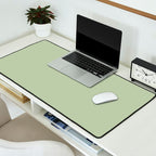 The Light Sage Green Solid Desk Mat Gallery Image 2