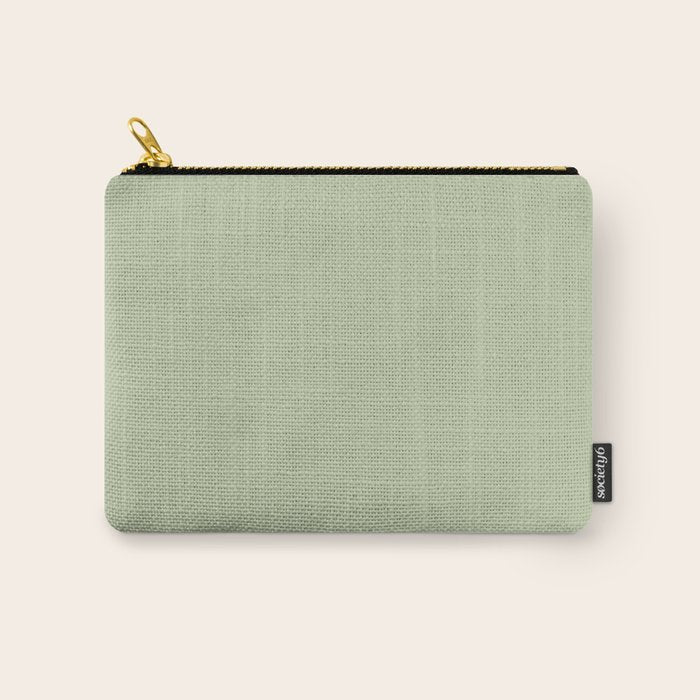 The Light Sage Green Solid Carry All Pouch Gallery Image 1