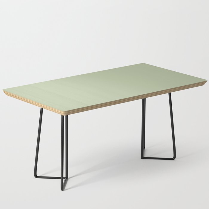 The Light Sage Green Solid Coffee Table Gallery Image 1