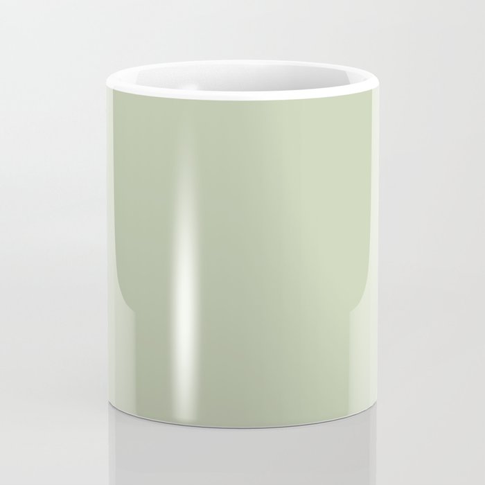 The Light Sage Green Solid Coffee Mug Gallery Image 4