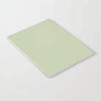 The Light Sage Green Solid Notebook Gallery Image 3