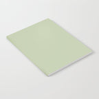 The Light Sage Green Solid Notebook Gallery Image 2