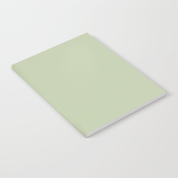 The Light Sage Green Solid Notebook Gallery Image 1