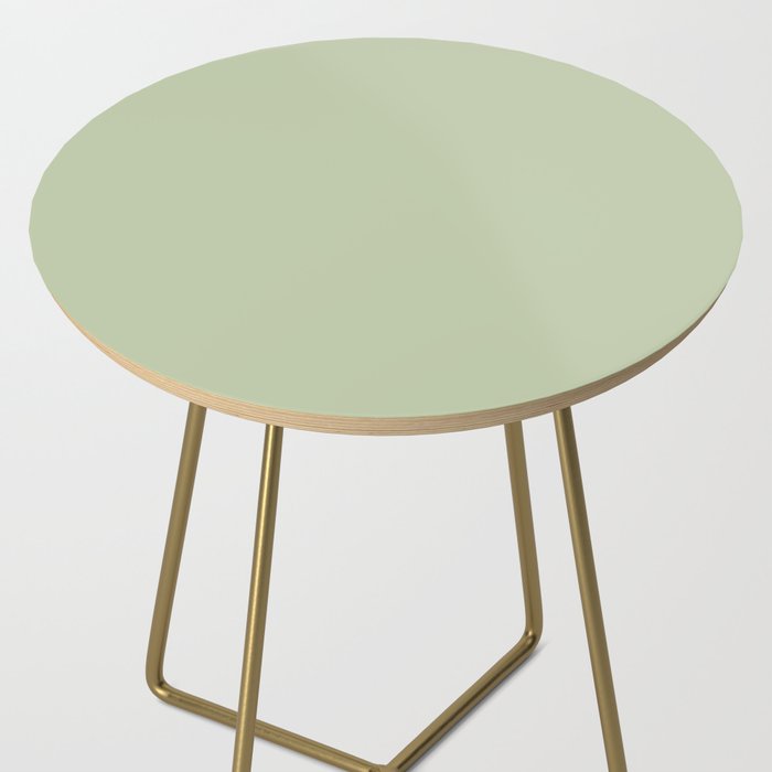 The Light Sage Green Solid Side Table Gallery Image 2