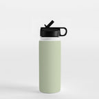 The Light Sage Green Solid Water Bottle Gallery Image 1
