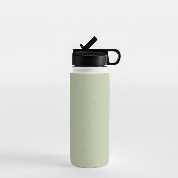 The Light Sage Green Solid Water Bottle Gallery Image 1