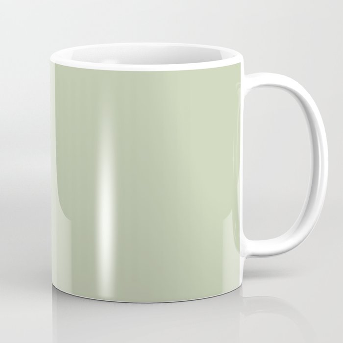The Light Sage Green Solid Coffee Mug Gallery Image 1