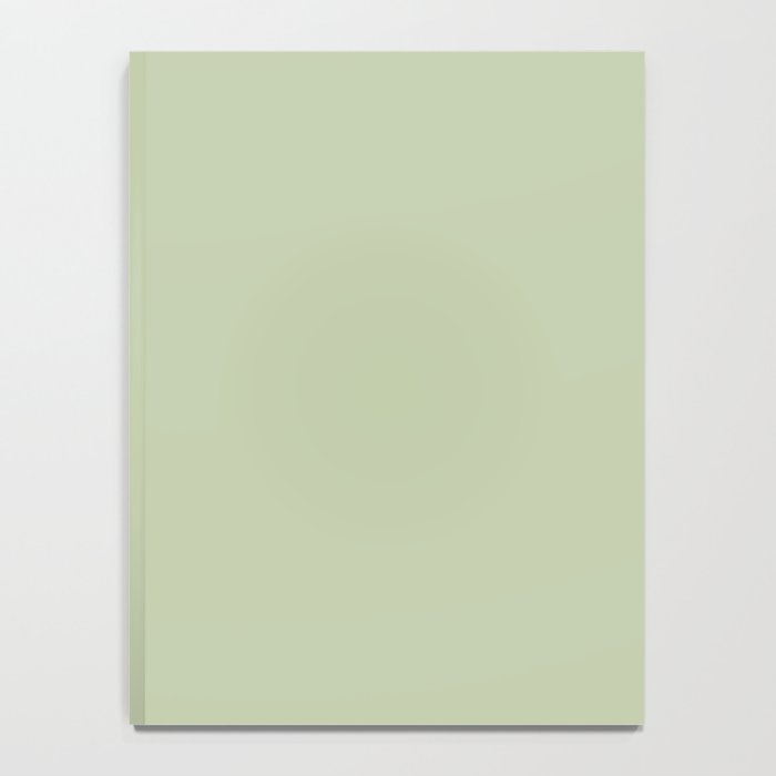 The Light Sage Green Solid Notebook Gallery Image 4