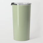 The Light Sage Green Solid Travel Mug Gallery Image 3