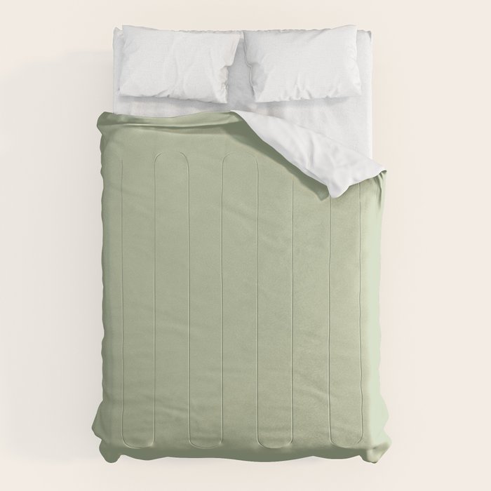 The Light Sage Green Solid Comforter Gallery Image 1