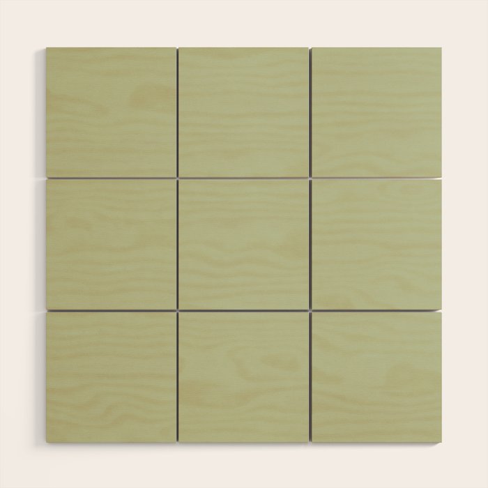 The Light Sage Green Solid Wood Wall Art Gallery Image 1