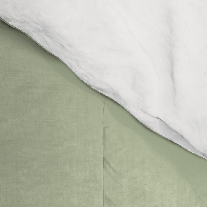 The Light Sage Green Solid Comforter Gallery Image 4