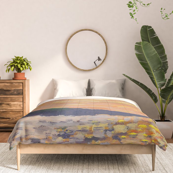 Tom Thomson Smoke Lake Canadian Landscape Artist Comforter Gallery Image 3