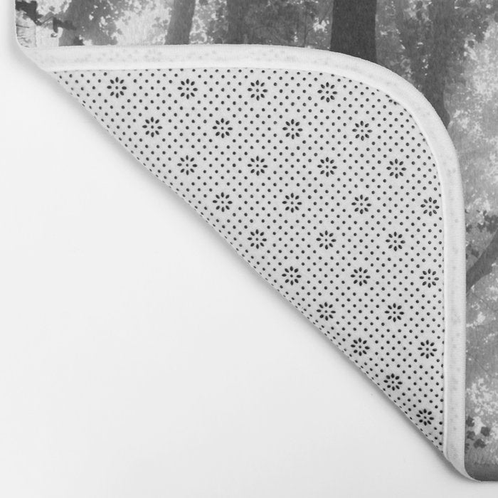 Smoky Mountain National Park Foggy Trees Bath Mat Gallery Image 2