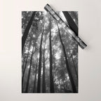 Smoky Mountain National Park Foggy Trees Wrapping Paper Gallery Image 1