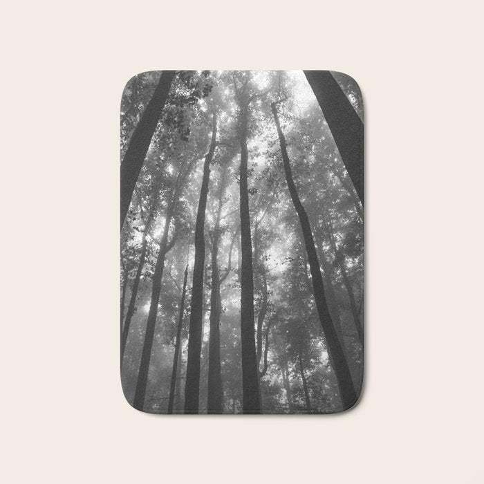 Smoky Mountain National Park Foggy Trees Bath Mat Gallery Image 1