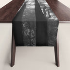Smoky Mountain National Park Foggy Trees Table Runner Gallery Image 1