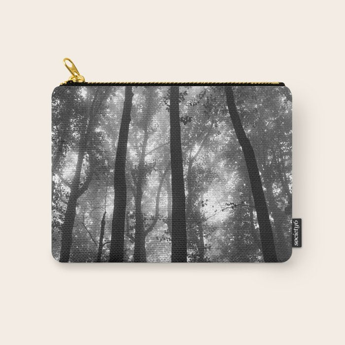 Smoky Mountain National Park Foggy Trees Carry All Pouch Gallery Image 1