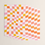 Checkers: PATTERN 04 | The Peach Edition Wrapping Paper Gallery Image 3