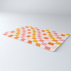 Checkers: PATTERN 04 | The Peach Edition Rug Gallery Image 3