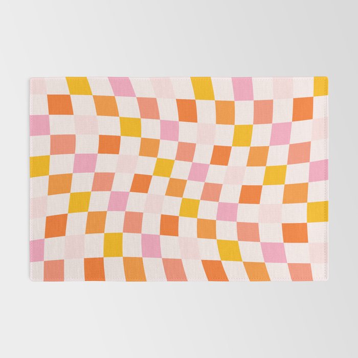 Checkers: PATTERN 04 | The Peach Edition Rug Gallery Image 2