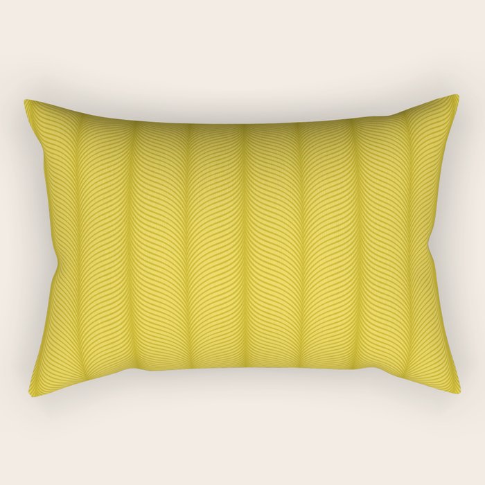 Elysian XVIII Chartreuse Green Rectangular Pillow Gallery Image 1