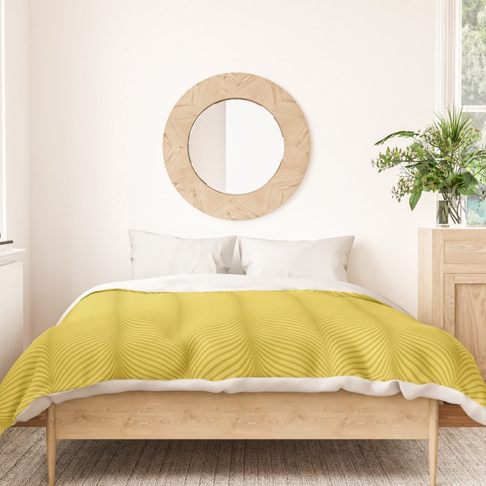 Elysian XVIII Chartreuse Green Duvet Cover Gallery Image 3