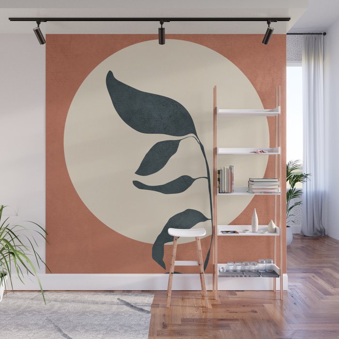 Summer Leaves Wall Mural Gallery Image 1