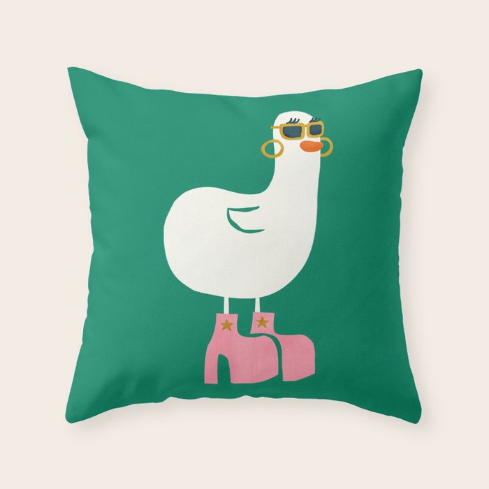 Duck-o-licious Throw Pillow Gallery Image 1