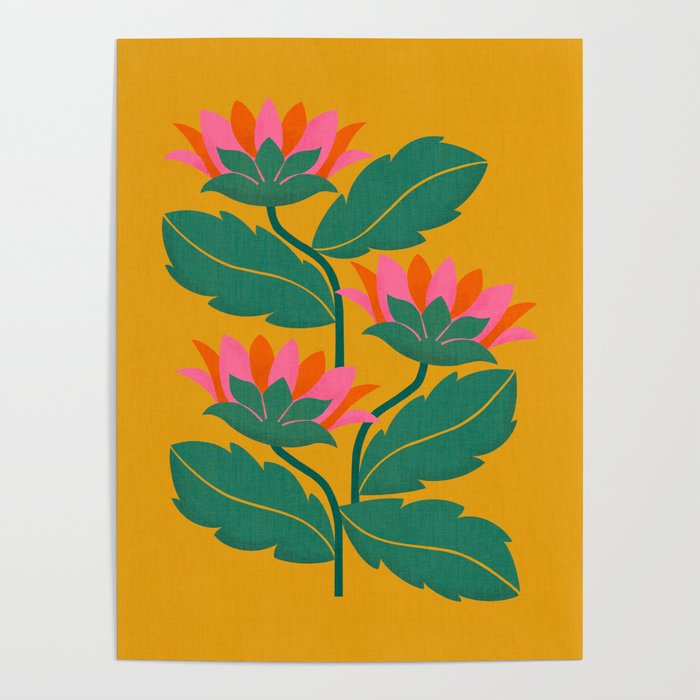 Art Nouveau - Tropical Trio  Poster Gallery Image 1