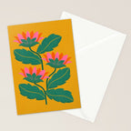 Art Nouveau - Tropical Trio  Stationery Card Gallery Image 2