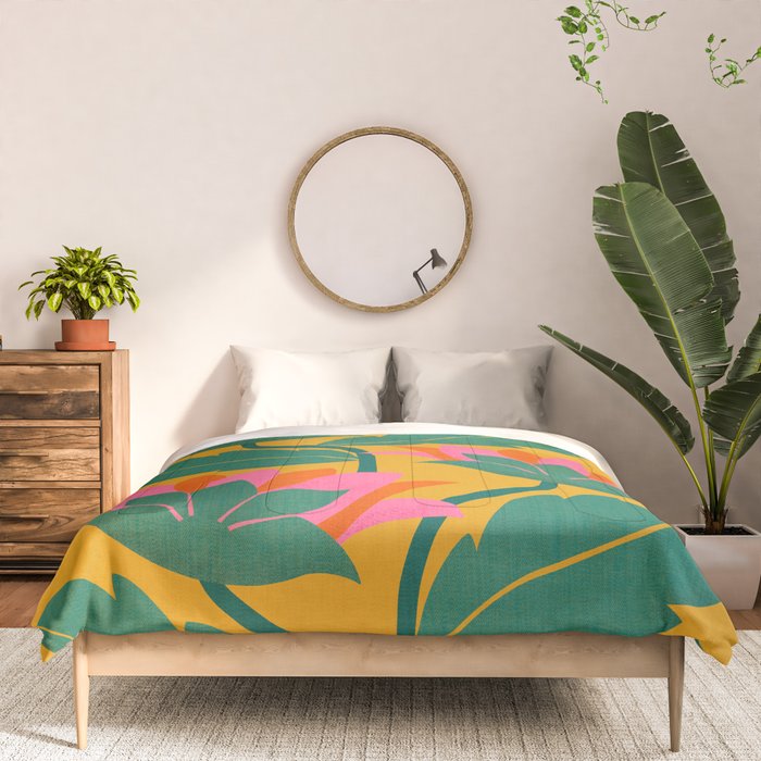 Art Nouveau - Tropical Trio  Comforter Gallery Image 3