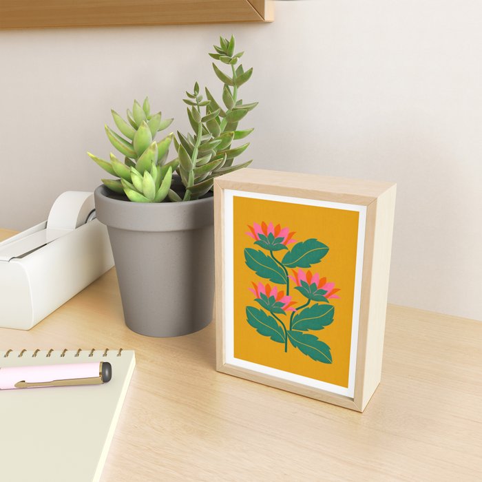Art Nouveau - Tropical Trio  Mini Art Print Gallery Image 2