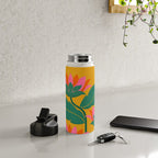 Art Nouveau - Tropical Trio  Water Bottle Gallery Image 4
