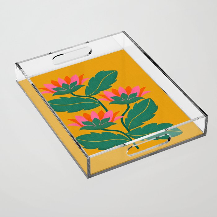 Art Nouveau - Tropical Trio  Acrylic Tray Gallery Image 1